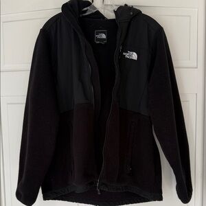 The North Face Black Hooded Fleece Jacket